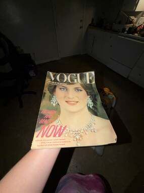 British Vogue Magazine August 1981 Princess Diana Cover